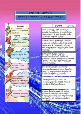 தமிழ்மொழி ஆண்டு 4