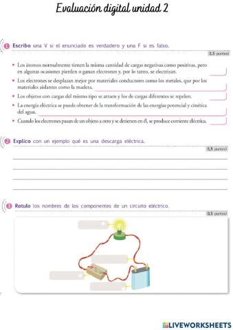 Evaluación ciencias parcial 2