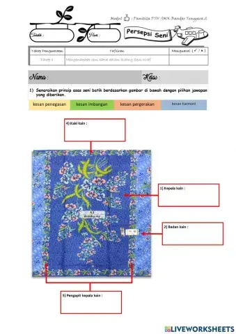 Seni Batik Tingkatan 5