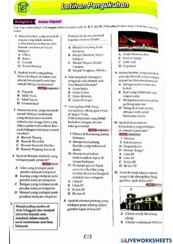 Latih tubi soalan topikal