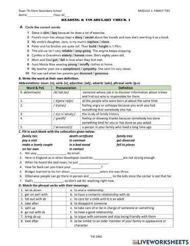 6c6-reading & vocabulary