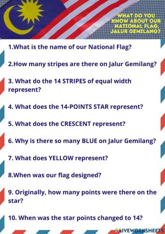 Jalur gemilang quiz
