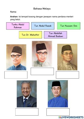 Lembaran Kerja M9: Bahasa Melayu