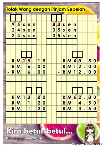 Tolak Wang Pinjam Sebelah