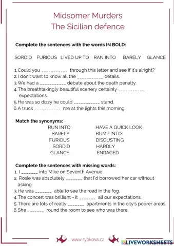 Midsomer - S15E5 The Sicilian defence test