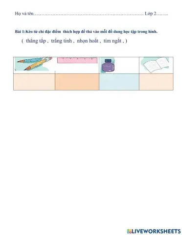 Luyện từ và câu lớp 2