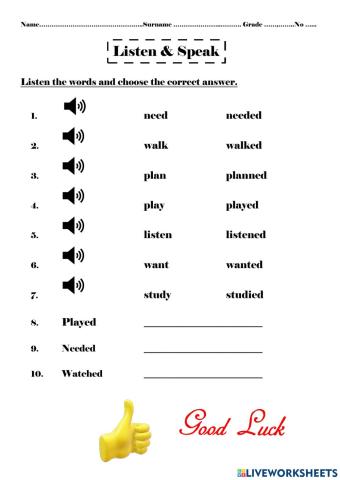 Past participle