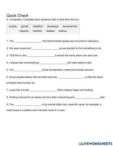 MG SB Unit 6 Quick Check