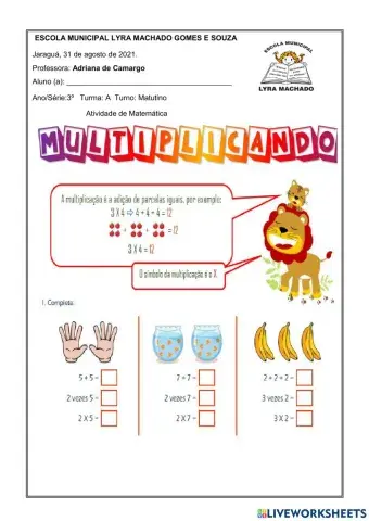 Atividade de Matemática