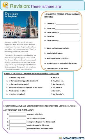 There is and There are