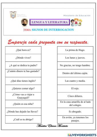 Formulación de preguntas