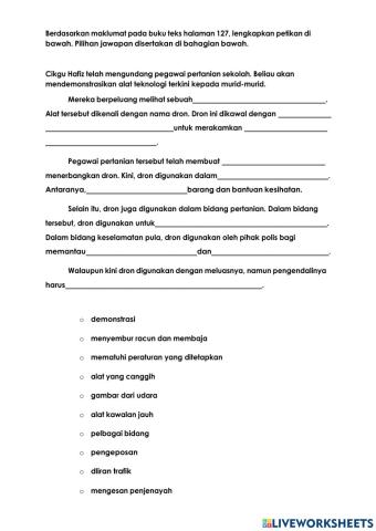 BM Tahun 5 Unit 17 Rakaman dari Udara