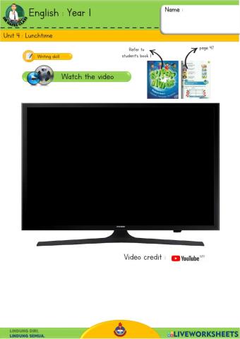 English Y1 - Lunchtime 04