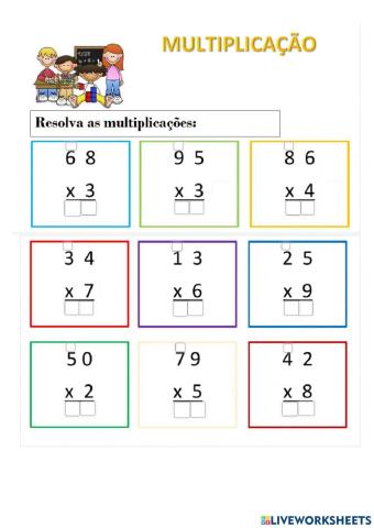 Multiplicação Básica c 3