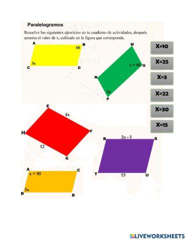 Paraleloramos características