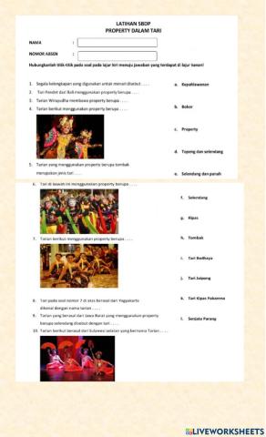 Lkpd worksheet properti tari kelas 5b