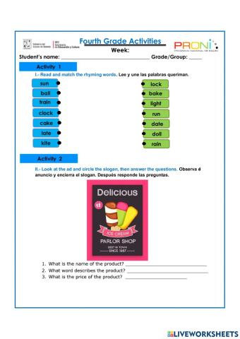 4th Grade Diagnostic 01