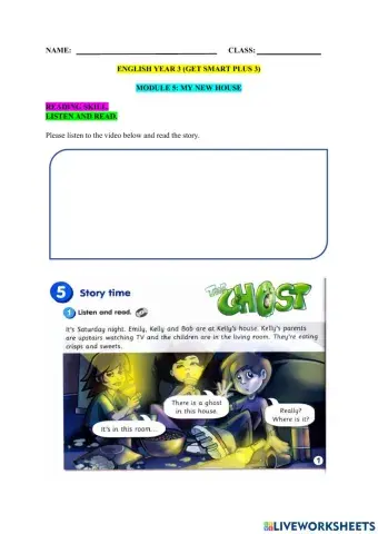 Get smart plus 3 module 5 the ghost