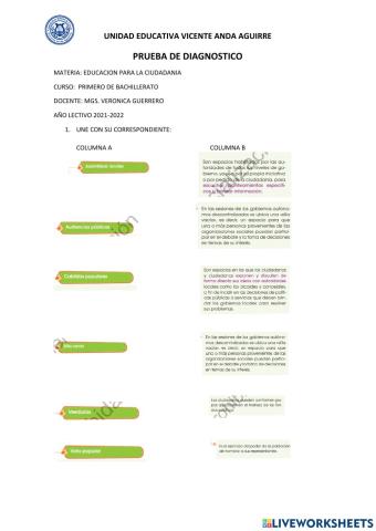 Primero de bachillerato educacion ciudadania