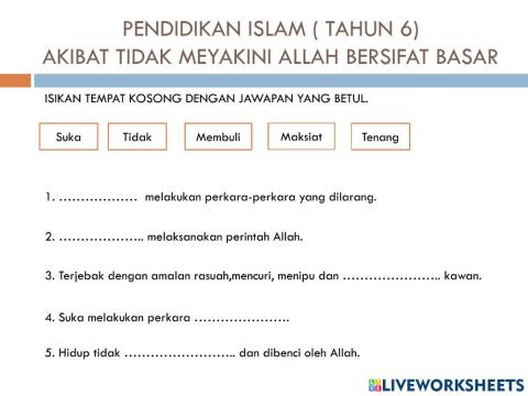 Akibat tidak meyakini sifat basar