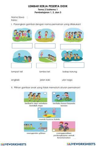 LKPD T 2 Sub Tema 1 PB 1-3