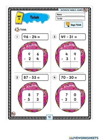 Tolak Tanpa Mengumpul Semula