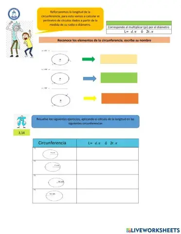 Longitud de la circunferencia