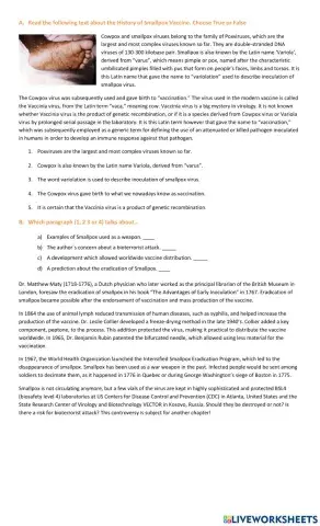 History of Smallpox Vaccine