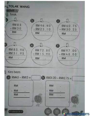 Tolak Wang - Tahun 2