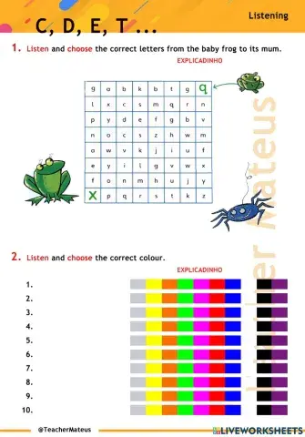 Letters - Kids - Listening