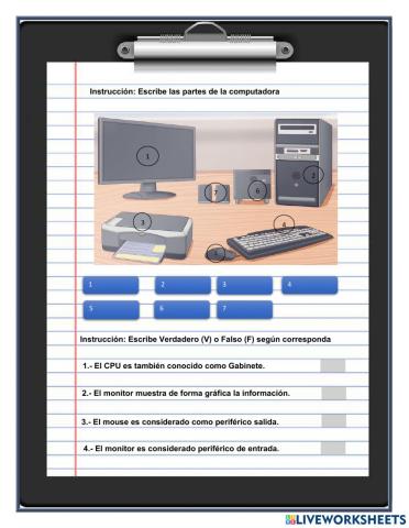 Componentes Básicos de la computadora