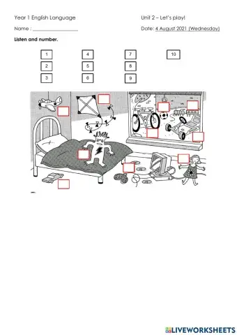 Unit 2 - Let's play!