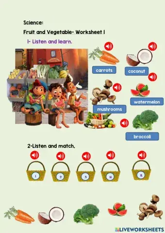 Science: Fruit and Vegetables