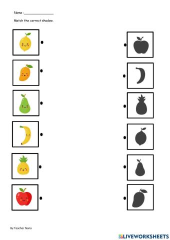 Match Fruits