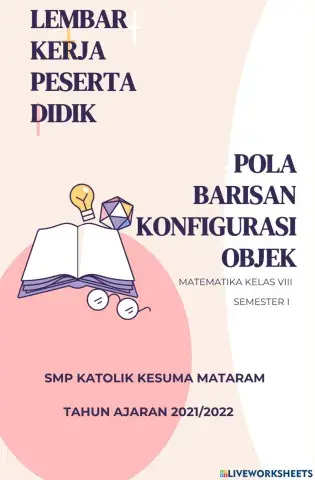 Lkpd pola barisan konfigurasi objek (smpk kesuma)