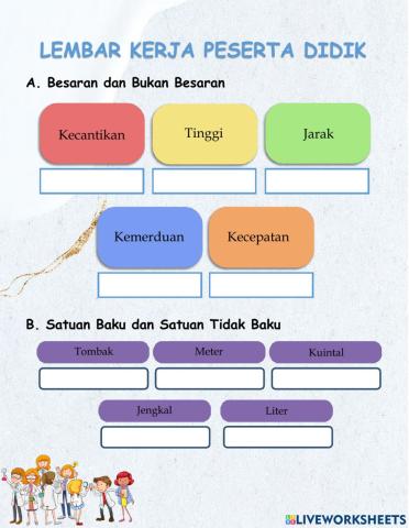 LKPD Besaran dan Satuan P6