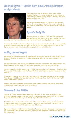 Gabriel Byrne