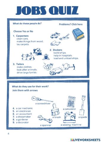 Jobs quiz