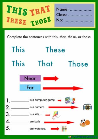 This, That, These, Those