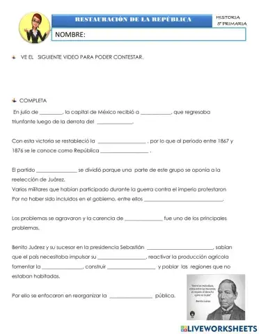 República restaurada