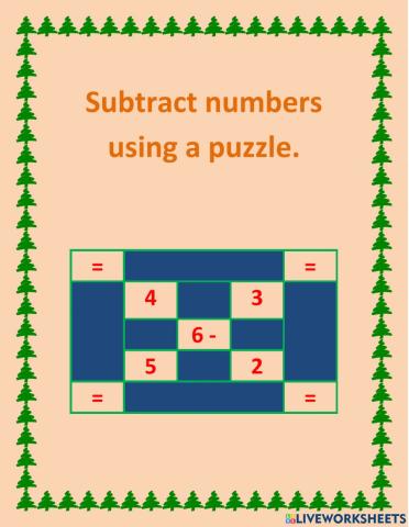 Subtraction puzzle