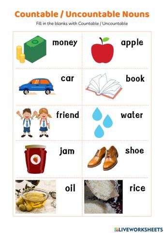 Countable-Uncountable Nouns