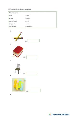 Thing in the classroom