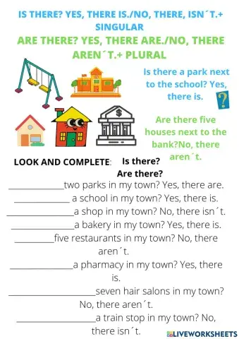 Questions there is and there are