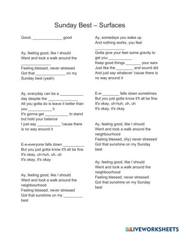 Listening - Song Lyrics