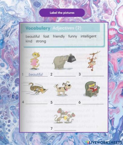 Go getter 2 unit 4.3 adjectives