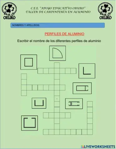 Perfiles de aluminio