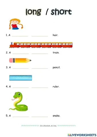 Super Minds Unit 2 : Adjectives (Long Short II)