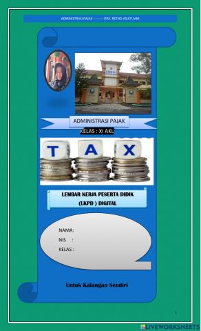 Lkpd administrasi pajak