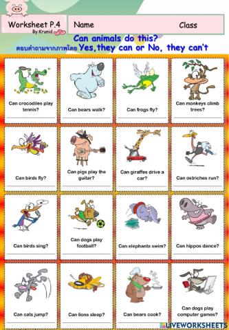 Can animals do this?